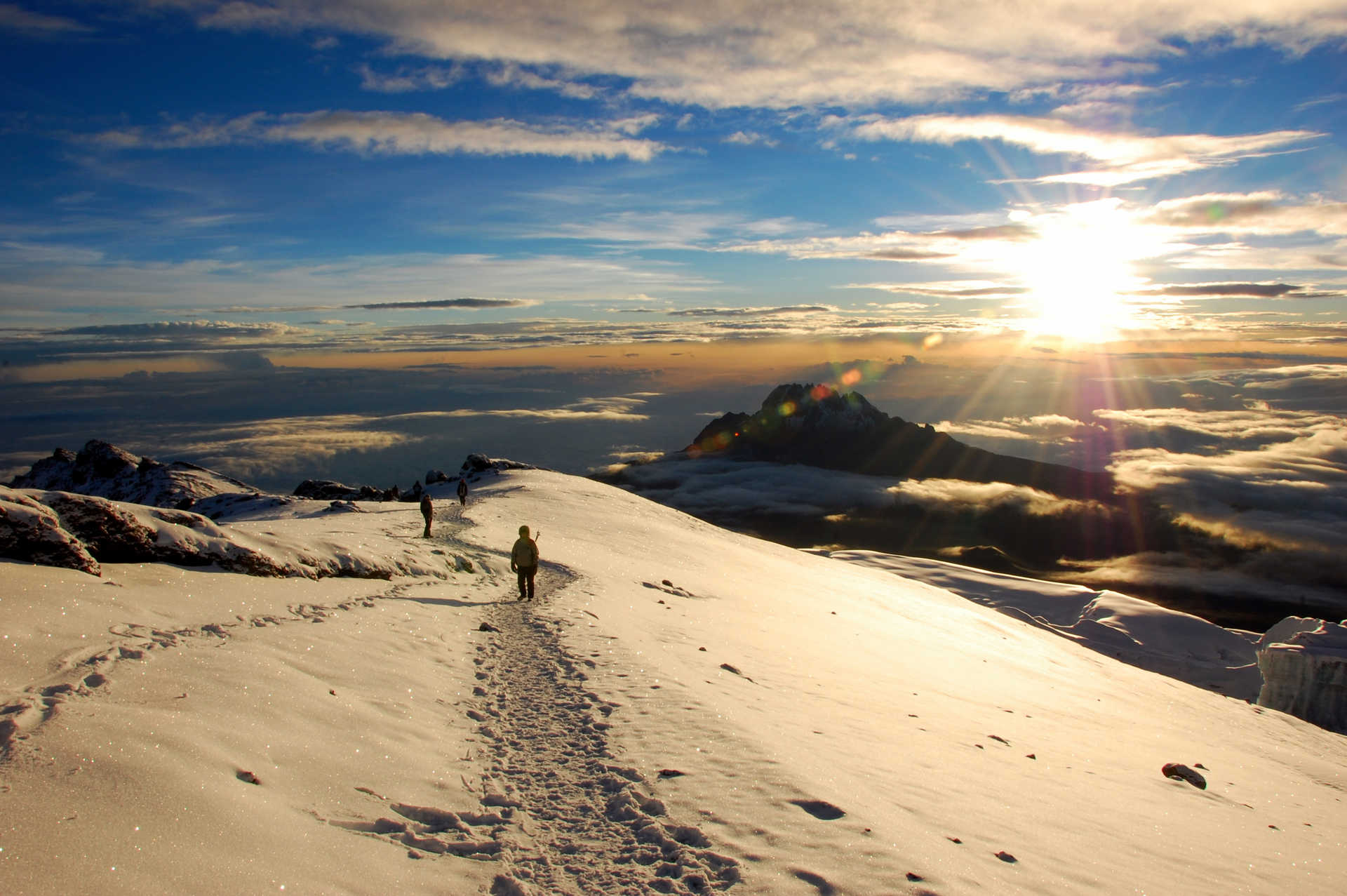 Nine day Mount Kilimanjaro Northern Circuit climbing route